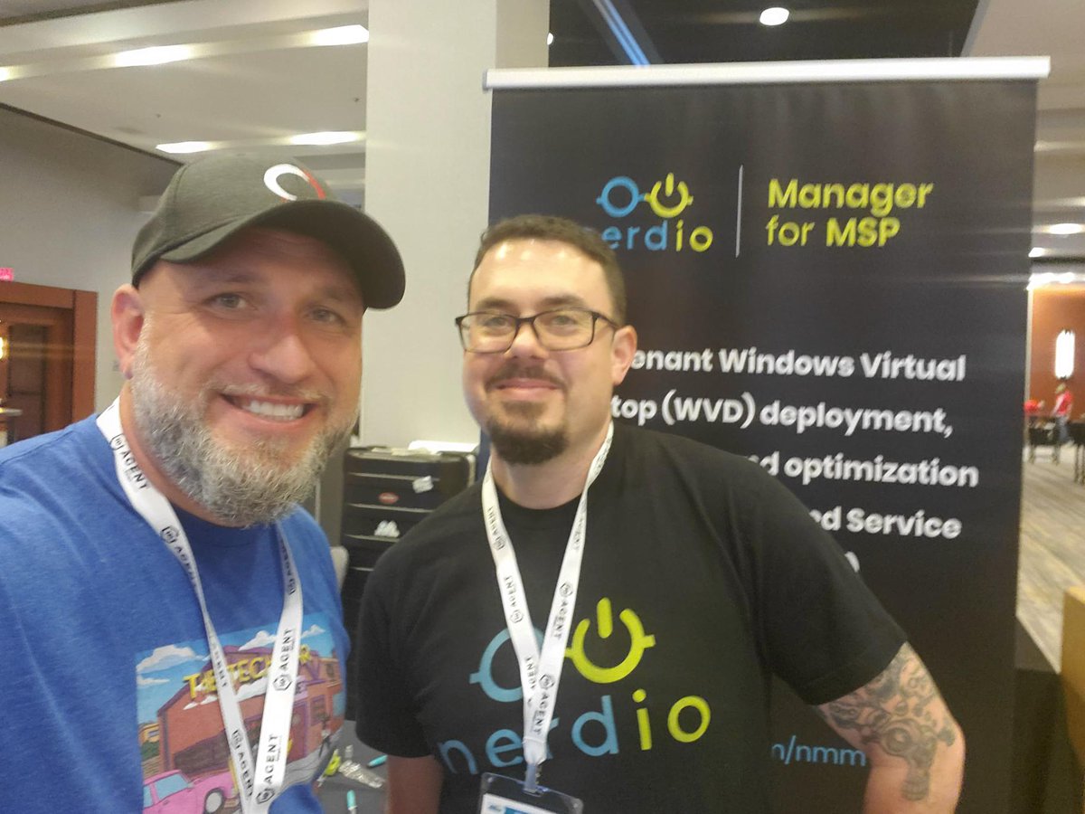 oitvoip's tweet photo. As the second day of the #ASCIISUCCESS Summit in Houston gets closer to an end, we continue to meet our awesome channel friends!
Join us tonight at #TheTechBar for the virtual after-party with @KelvinTegelaar and surprise guests live from Houston: https://t.co/lme5iv56qs π»π https://t.co/RkmABbVryL