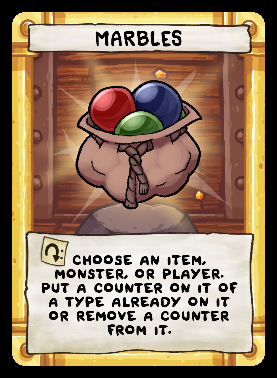 🜏 Edmund McMillen 🜏 on Twitter: "Marbles! one of a few cards that play  around with tokens matters themes in requiem! where will you be placing  your tokens? i know where im