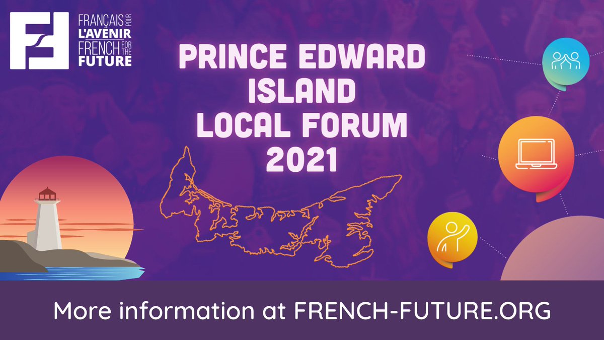 francaisavenir's tweet image. Tomorrow begins the Prince Edward Island #LocalForum 2021. On the program: conferences, live shows, team workshops and more, everything online. Are you interested? ➡️ ow.ly/YuEK50ERGXE