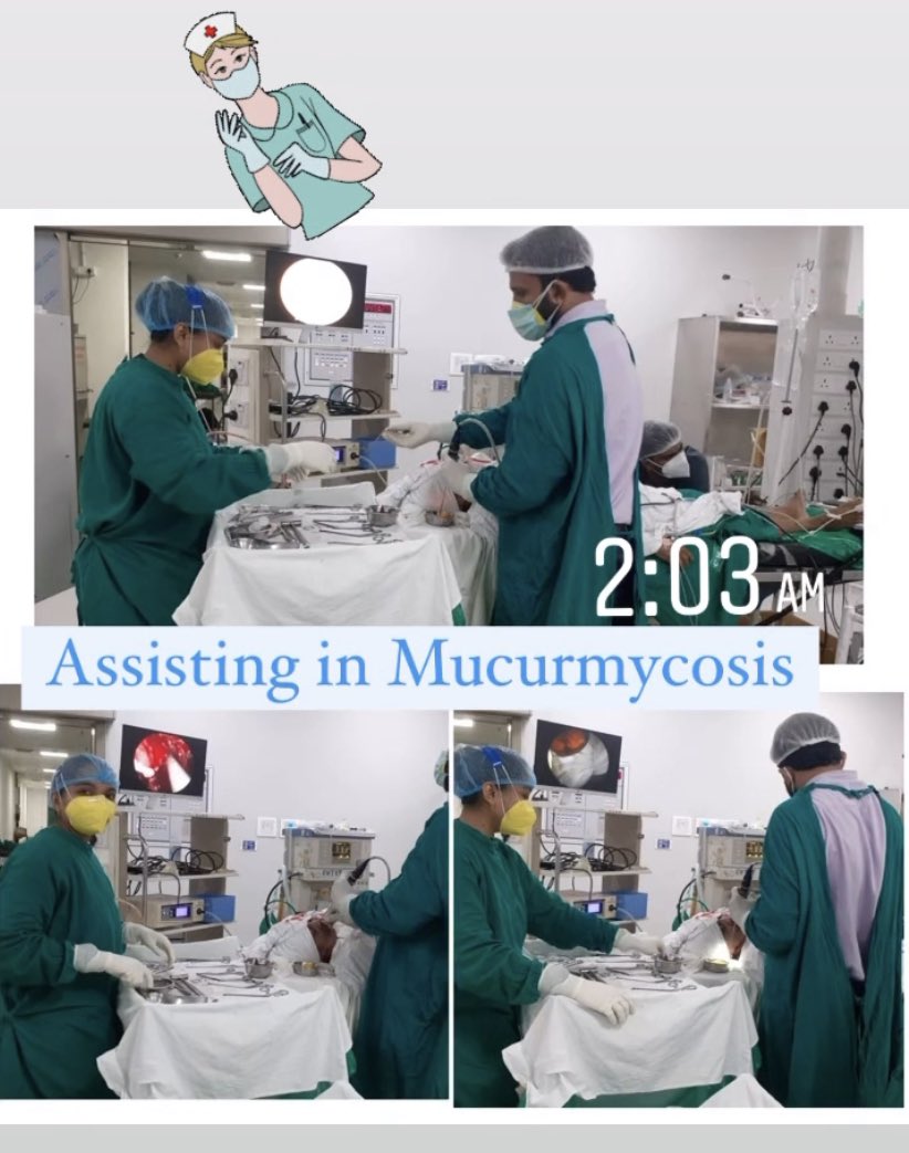 Merelinchrist1's tweet photo. Life of nurse assisting mucurmycosis at 2:00Am because my state is suffering from that disease....
Still government don’t understand 😞@civilhospamd https://t.co/0LNb3DL0jP