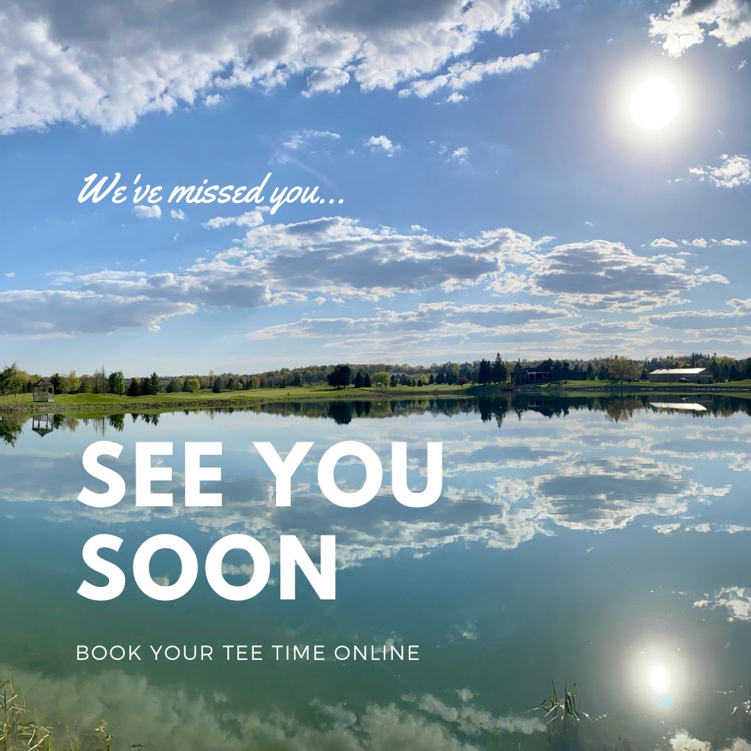 📣 Due to an overwhelming number of visitors, our booking system is much slower than usual. Please be patient. We look forward to seeing all of you very soon! ⛳️ #golfontario #playsafestaysafe