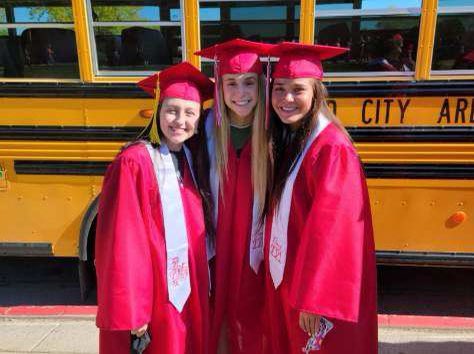 CobblerCoachP's tweet photo. One of the Best Things CHS does, Senior Grad Walk at Elementary Schools! 
Syd got to do this with friends, classmates &amp; mom got to ride along! Congratulations! https://t.co/MDU9KdMTsa