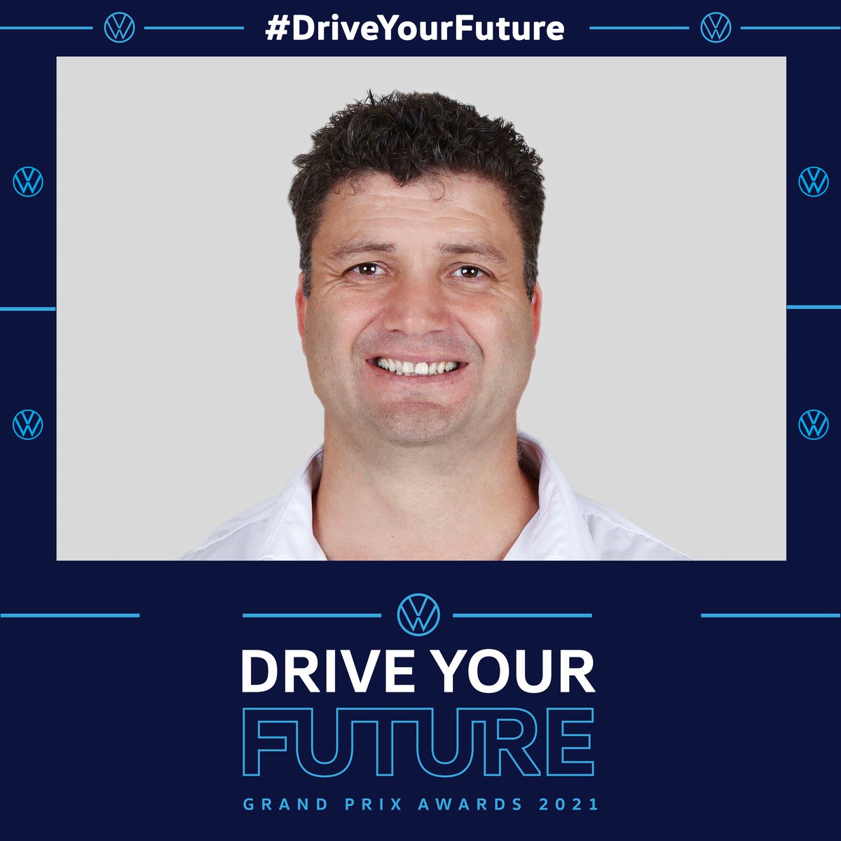 DirkEllisVW's tweet photo. And the New Vehicle Sales Manager Award goes to…Riaan Sprong! Congratulations on winning in your respective category at the Volkswagen Grand Prix Awards 2021.
#DriveYourFuture https://t.co/mHg5KKK3aa