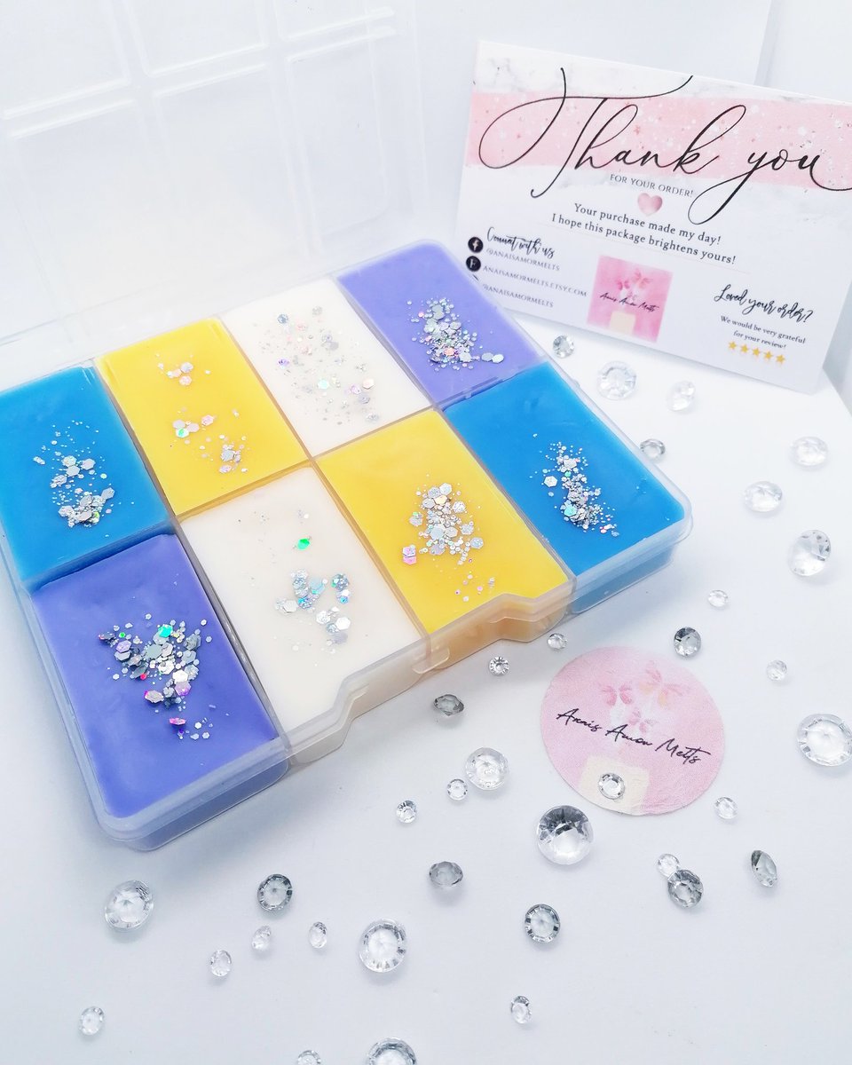 AmorMelts's tweet photo. Spring/Summer Sample Wax Melt Box
💙💜💛🤍💜💙💛🤍

#Waxmelts
#homedecor
#Fragrance
#aroma https://t.co/GXnaHf9vS5