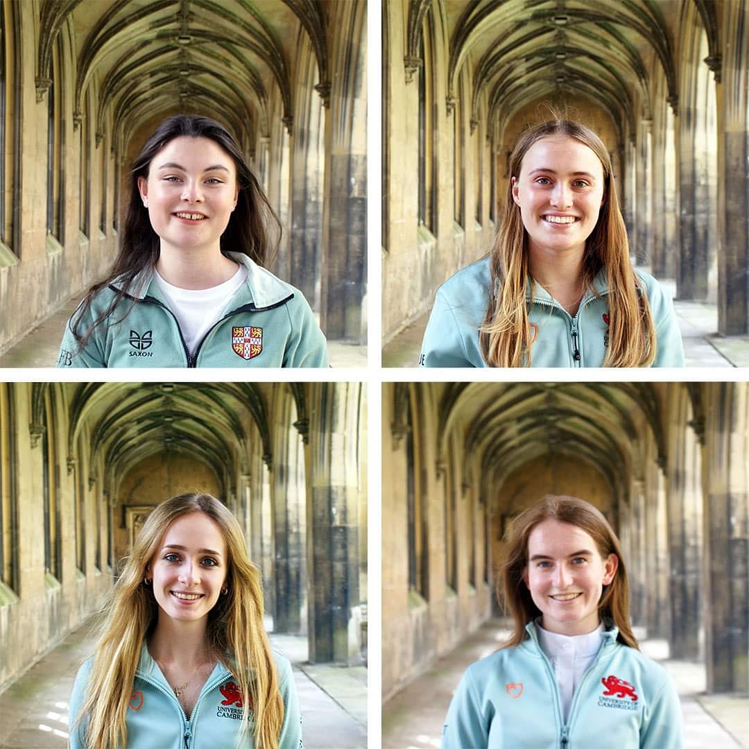 MEET THE VARSITY TEAMS
THIRDS:
(top to bottom, left to right): Lucy, Millie, Eve, and Beth 
We're super excited for Varsity next weekend - look out for the rest of our team announcements this week
#GDBO #CUETVarsity2021