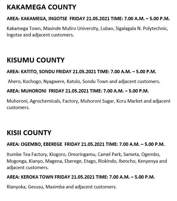 Kenya Power on Twitter "Good evening our esteemed customers, the