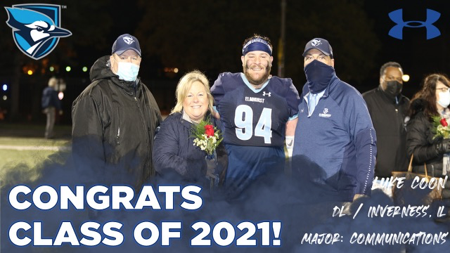 CoachMcDonald77's tweet photo. Congrats to Senior Luke Coon!  The Captain, a Leader from a Football Family!  A multiple year starter who played smart and was always physical.  We'll miss you Luke!  Also shout out to his Mom, Selinda, for being involved as one of our Team Moms! https://t.co/FWOh7Nq81a