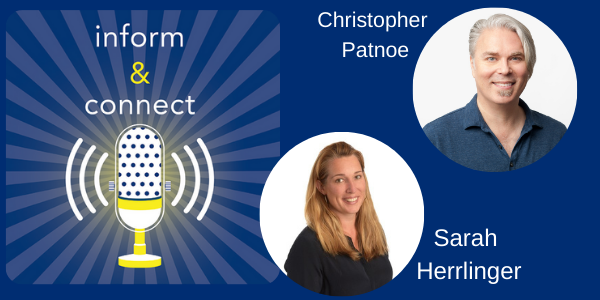 AFB1921's tweet photo. #GAAD-zooks! We are excited to have Sarah Herrlinger of @Apple and @cdpatnoe of Google on Inform & Connect, AFB's podcast. Both Sarah and Christopher sit on AFB’s Board of Trustees. https://t.co/88cWvpAYOV #InclusionKnowsNoLimits #InformConnectAFB https://t.co/YJFzbNf2kA