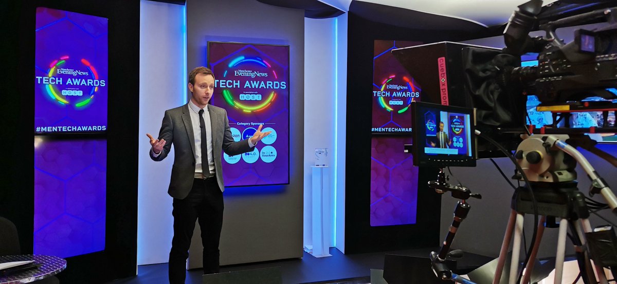 Ready, set, almost go ... rehearsing for tonight's #MENtechawards is <a href="/TheTechChap/">The Tech Chap</a>.  30 mins to go, register for your free ticket now bit.ly/3ytzWmf
<a href="/HOSTSalford/">Home of Skills & Technology</a> <a href="/IN40Group/">IN40 Group</a> 
<a href="/AmazonUK/">Amazon.co.uk</a>
<a href="/ApexCompLTD/">Apex Computing Services LTD</a>
<a href="/InYourArea_UK/">InYourArea.co.uk</a>
@EY_UKI
@CyberCentreGM