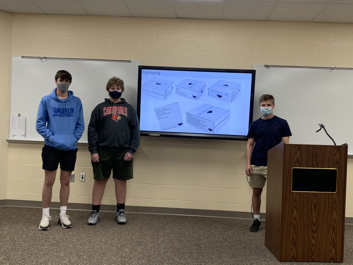Entrepreneurship students did a great job with their final pitches!  Awesome class providing students real life experiences in the classroom. <a href="/Todd_spinner/">OlentangyBerlinBears</a> @jaggersae <a href="/KKelly_OBHS/">Kimberly Kelly</a> <a href="/chris_tressel/">BerlinBearAP</a>