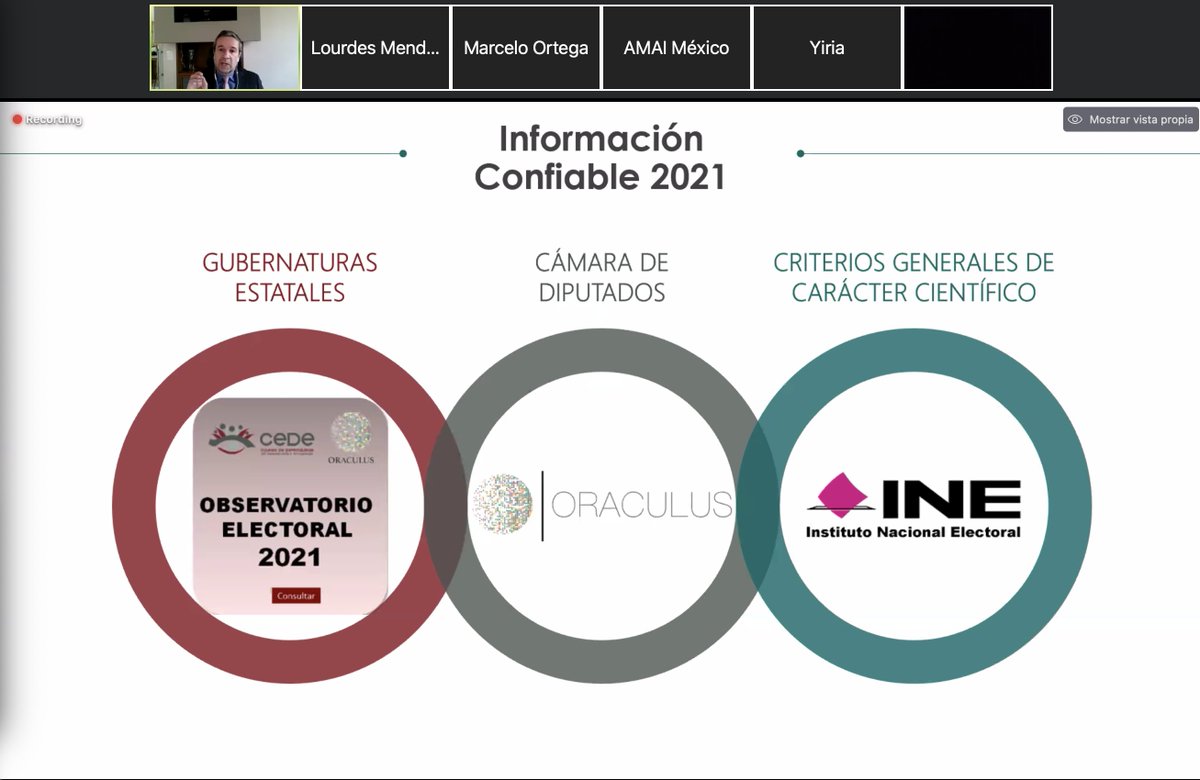 <a href="/INEMexico/"><a href="/INEMexico/">@INEMexico</a></a> <a href="/AmaiMexico/">Amai México</a> <a href="/CEDE_Mex/">CEDE</a> <a href="/Marcelo_Ortega/">Marcelo Ortega</a> <a href="/Mitofsky_group/">MITOFSKY</a> ¿Dónde se puede consultar información confiable respecto a las #Elecciones2021 

📌 Gubernaturas estatales ➡️ Observatorio electoral 2021 de <a href="/CEDE_Mex/">CEDE</a> y <a href="/oraculus_mx/">Oraculus</a> 
📌 Cámara de Diputados ➡️ <a href="/oraculus_mx/">Oraculus</a> 
📌 Criterios Generales ➡️ @INEMexico