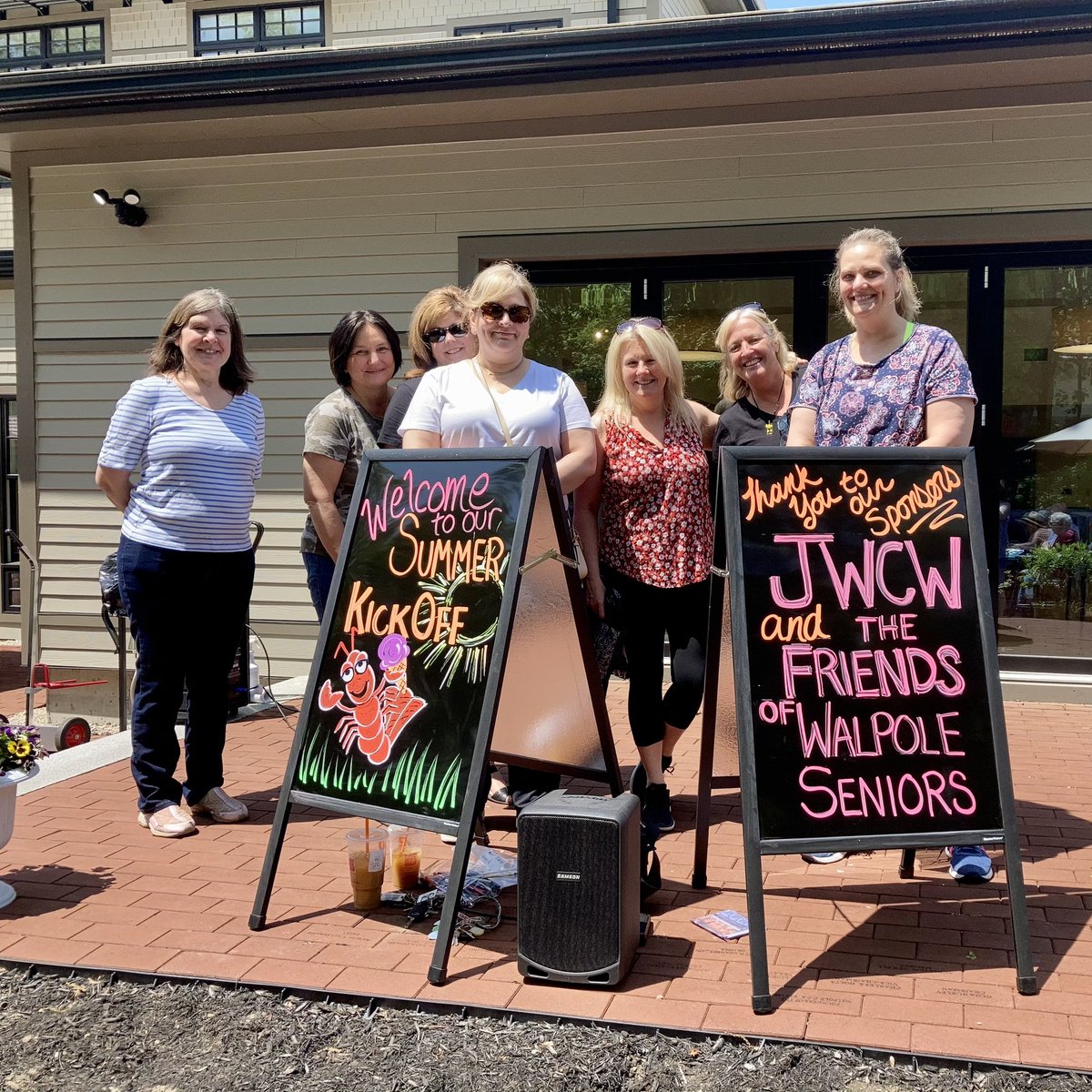 jwcw_walpole's tweet image. A perfect day for a Summer Kick Off!! ☀️Thank you to the Walpole Council On Aging for organizing a wonderful event, and to @CrispWalpole for providing a delicious lunch 🦞 and Grandy&apos;s Ice Cream for the cool treats! 🍦 #WalpoleMA #summerkickoff #jwcw