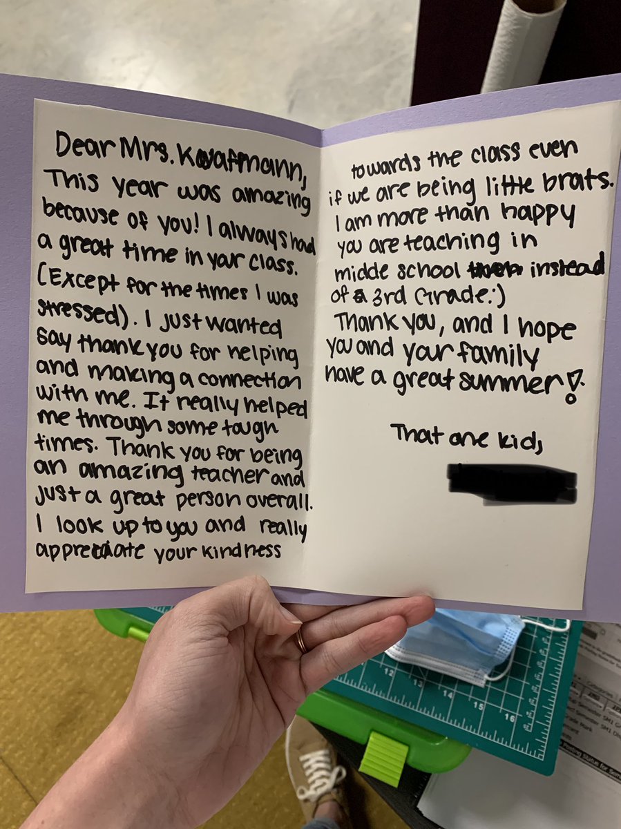 Mrs_Kaufmann's tweet photo. My first group of 8th graders are about to be high schoolers. My eyes have been sweating all day...you know..cause of the humidity. It’s not tears, I swear. It’s eye sweat. @ProsperRushing #8thgrade #cteteacher https://t.co/dOmi2xSBMr