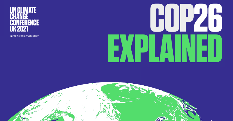 COP26's tweet photo. Want to learn more about #COP26? 🌏

COP26 Explained sets out how the UK is working toward success in Glasgow 👇

#TogetherForOurPlanet | #ClimateAction