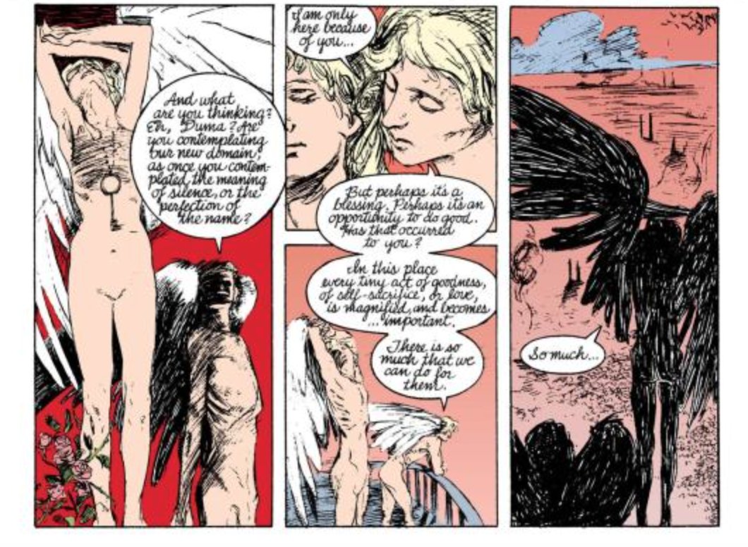 I guess since we're talking about comics pet peeves... Man, the cursive text in some of the Sandman pages were exhausting and a nightmare to read. 