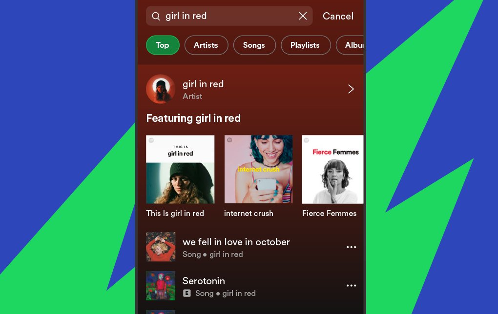 Spotify adds handy search filters to its mobile apps