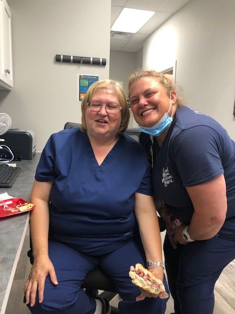 IntegrityHmCare's tweet photo. Still celebrating our amazing nurses for #NurseMonth2021! 
Our Fort Scott office coming in hot with the epic spread this time! 

Thank you to all of our Fort Scott nursing heroes! 
#IntegrityStrong https://t.co/vsgLll5zSr