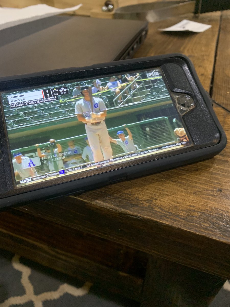 Cheering on <a href="/hoover_baseball/">Hoover Bucs Baseball</a> <a href="/AuburnHighBSB/">Auburn High Baseball</a> in game 2.  Strong chance of a deciding Game 3 tonight.