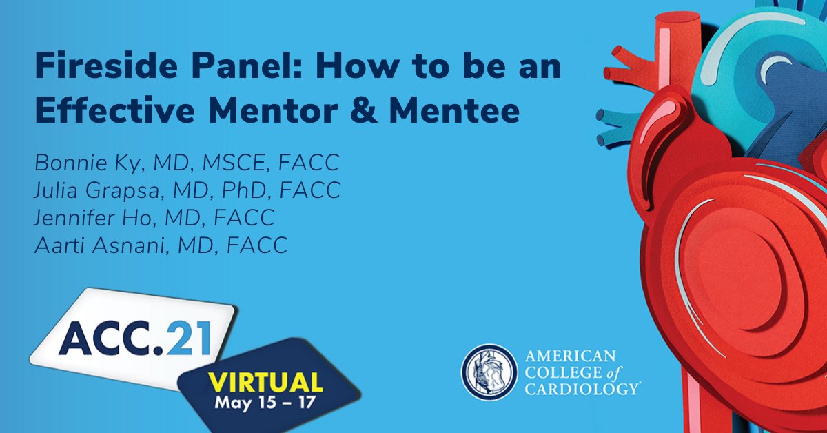væske Becks Blossom JACC Journals på Twitter: "Interested in becoming a mentor or mentee? Watch  Editors-in-Chief Drs. @JGrapsa & Bonnie Ky in #ACC21's on demand fireside  panel session 793, ”How to be an Effective Mentor