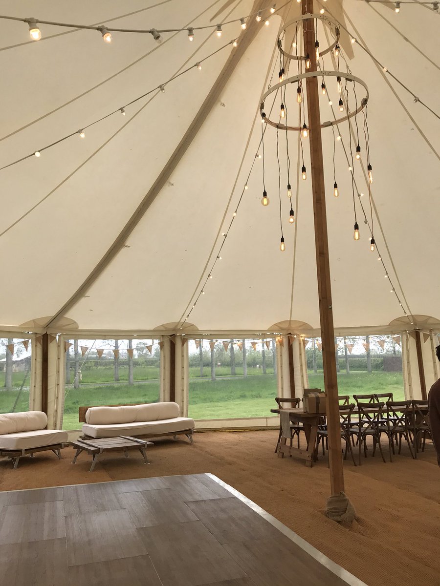 Nice windy day putting up our first wedding marquee in a very long time! Good to be back out on the tools!! #traditional #wedding #windy #30peopleweddings @AbbasMarquees1