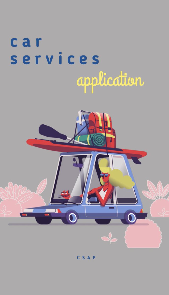#car services application (CSAP).
