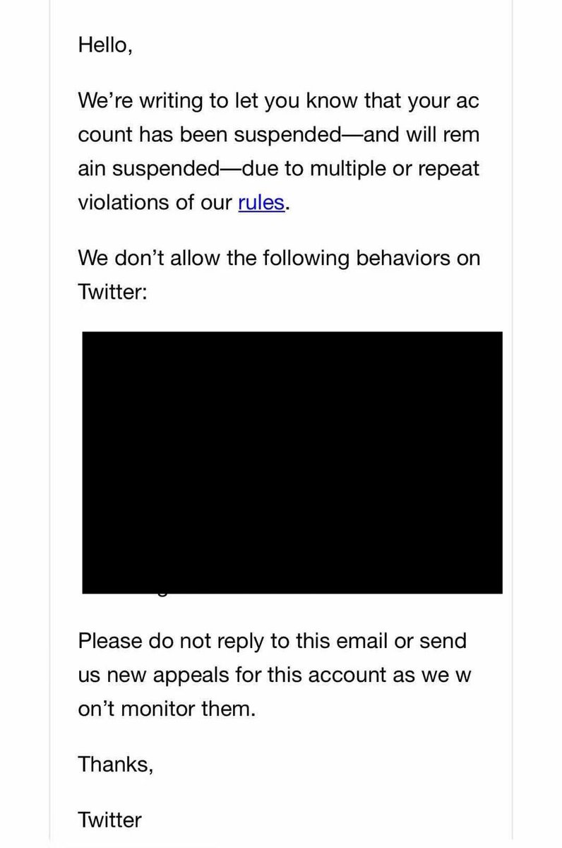 BXCNSub's tweet photo. Update: we received an email from Twitter. Does anyone know if this means the account is permanently frozen? https://t.co/Bq3FJuPcfQ