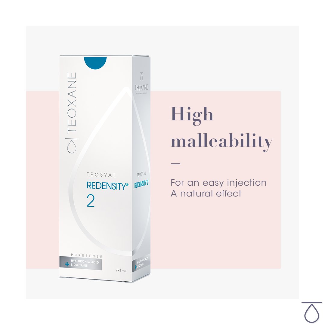 Did you know?
-
REDENSITY 2*'s high malleability matches perfectly with the anatomical characteristics of the periorbital area for an easy injection, placement and molding, yielding a natural effect1
-
Berguiga et al. Orbit. 2017;36(1):22-26
* TEOSYAL® PureSense REDENSITY 2