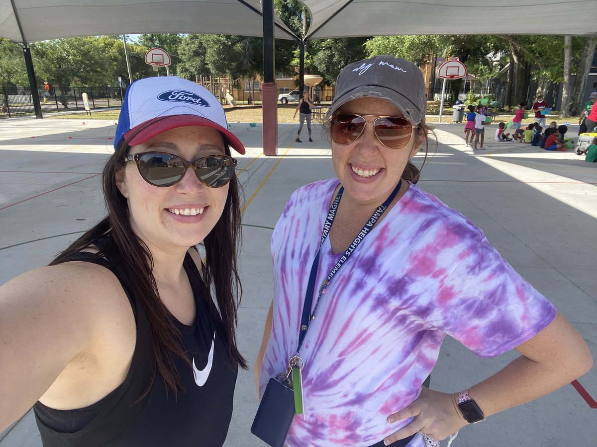 <a href="/tampaheights305/">Tampa Heights Elementary Magnet</a> field day! <a href="/missmarcellin/">Nicole Horn</a> and I are ready!