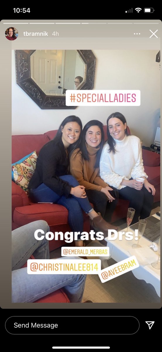 My mother is the cutest and the best hype woman. T minus 2 days till Dr. Bramnik and Dr. Marbas!!! Also T minus 1 week until we’re in Boston!!! 🤩👩🏻‍⚕️🌈 <a href="/EmilyMarbas/">Emily Marbas</a> <a href="/TamaraBramnik/">Tamara Bramnik</a>