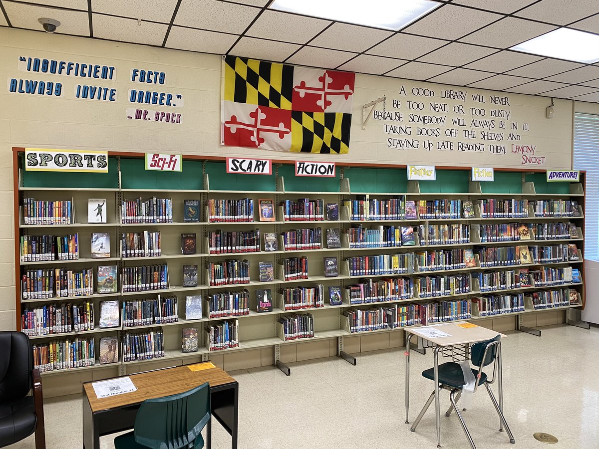 JeffFlynn75's tweet photo. Fiction is sorted by genre! So exciting! Thanks to @CharStivers for all the hard work! #genrefication #genrefied #bcpslms #tlchat #libchat https://t.co/jq2s3gy02Y