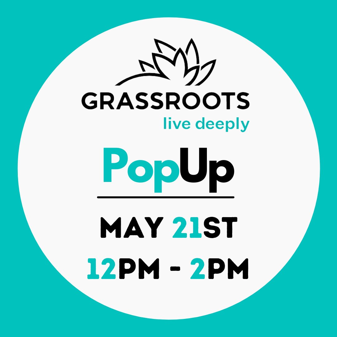 Grassroots is stopping in tomorrow from 12pm-2pm. Come say hi! :)