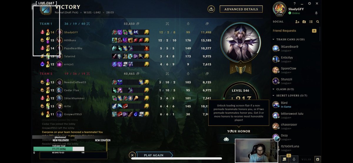 ShadyGFY's tweet photo. First 2 games back were a breeze sheeeesh. I think that 5 day break was just what I needed.
More banger games incoming tonight. Should be live around 7:15ish. Drop a follow on the channel if you haven’t yet: https://t.co/WA1LVQ5qgL
@EpiphanyEP_ #EPonTOP #SupportSmallStreamers https://t.co/ScUlKR2dZJ