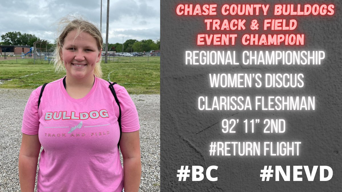 CoachBudke's tweet photo. First Varsity medal a week ago, Regional Runner-Up this week. State Qualifier Clarissa Fleshman #ReturnFlight21 @EasternKSSports @TheChase_Online @TrackInKansas @TrackInKansas https://t.co/bsFukZXu22