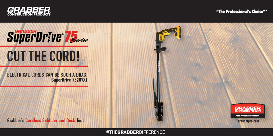 GrabberPro's tweet photo. Grabber SuperDrive® 7520VXT cordless auto-fastening system kit includes: DeWalt 2k RPM 20v battery screw gun, LOX® & Phillips bits, two 20v DeWalt batteries, and three nosepieces.
Grabber helps your productivity, jobsite safety, and profit. #TheGrabberDifference https://t.co/0wJgSypNgz