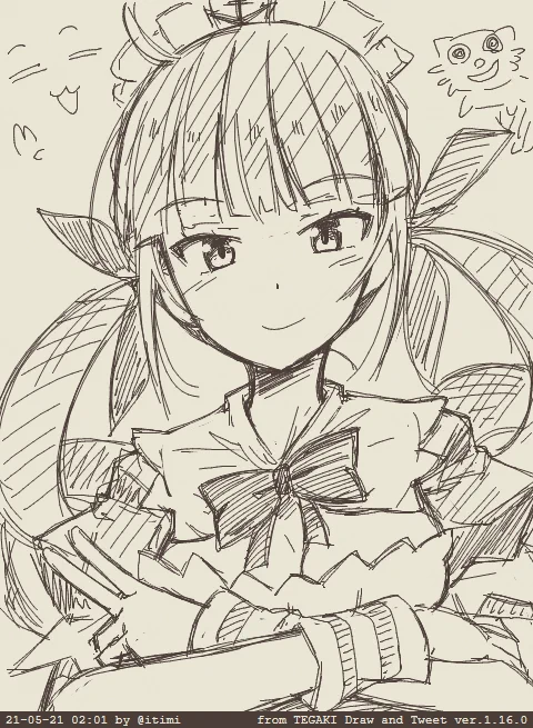( ˘ω˘ ) #tegaki_dt 