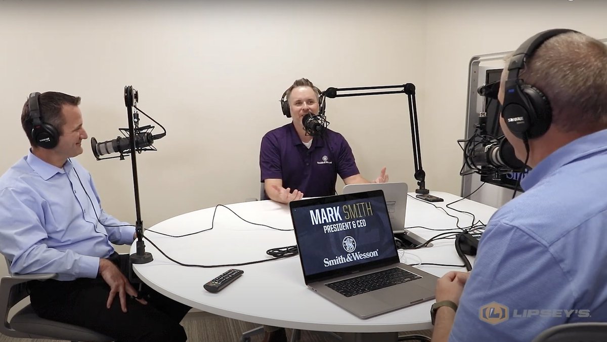In Episode 10 of the Lipsey's AIM HIGHER Podcast, we sit down with Mark Smith, President & CEO of Smith & Wesson Inc., and talk about navigating the pandemic, new S&W products, and more. Watch on YouTube: bit.ly/342XEru #lipseys #aimhigher #podcast #smithandwesson