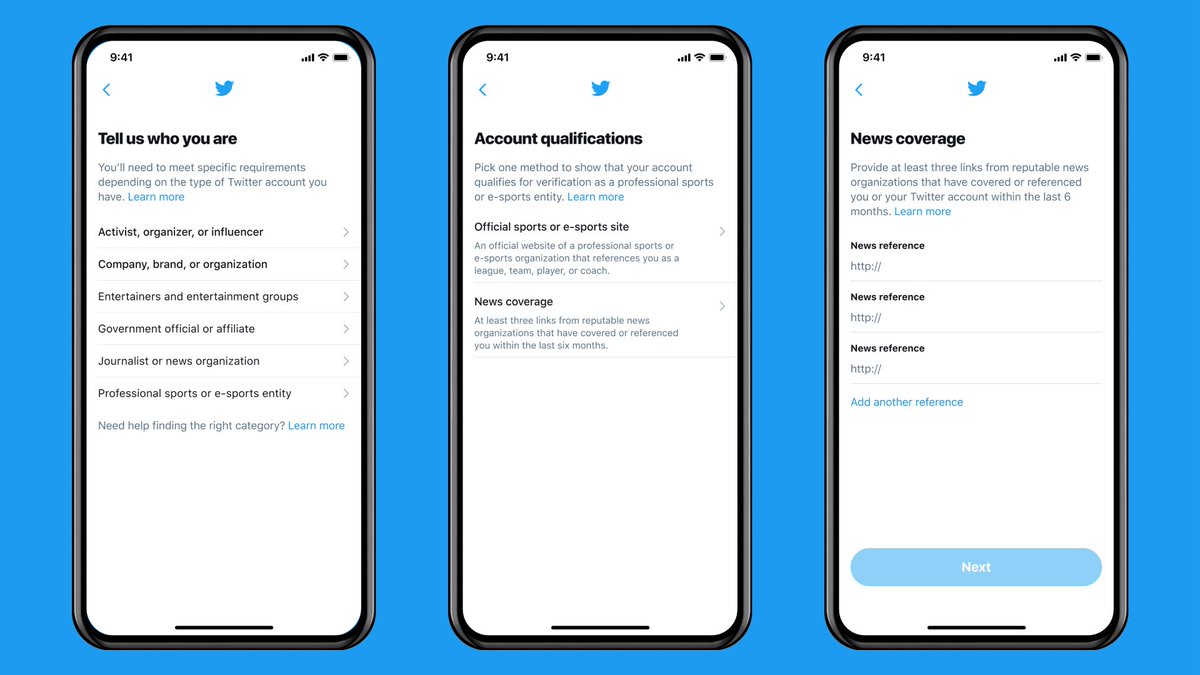 I designed the new verification application. TLDR; save yourself the DM slide, I still can't get you verified. 🧵