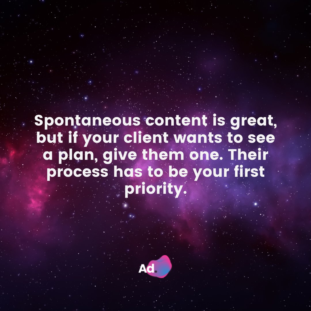 You've gotta cater to those Type A clients too. ☝🏼 #digitalmarketingtips #clientlove