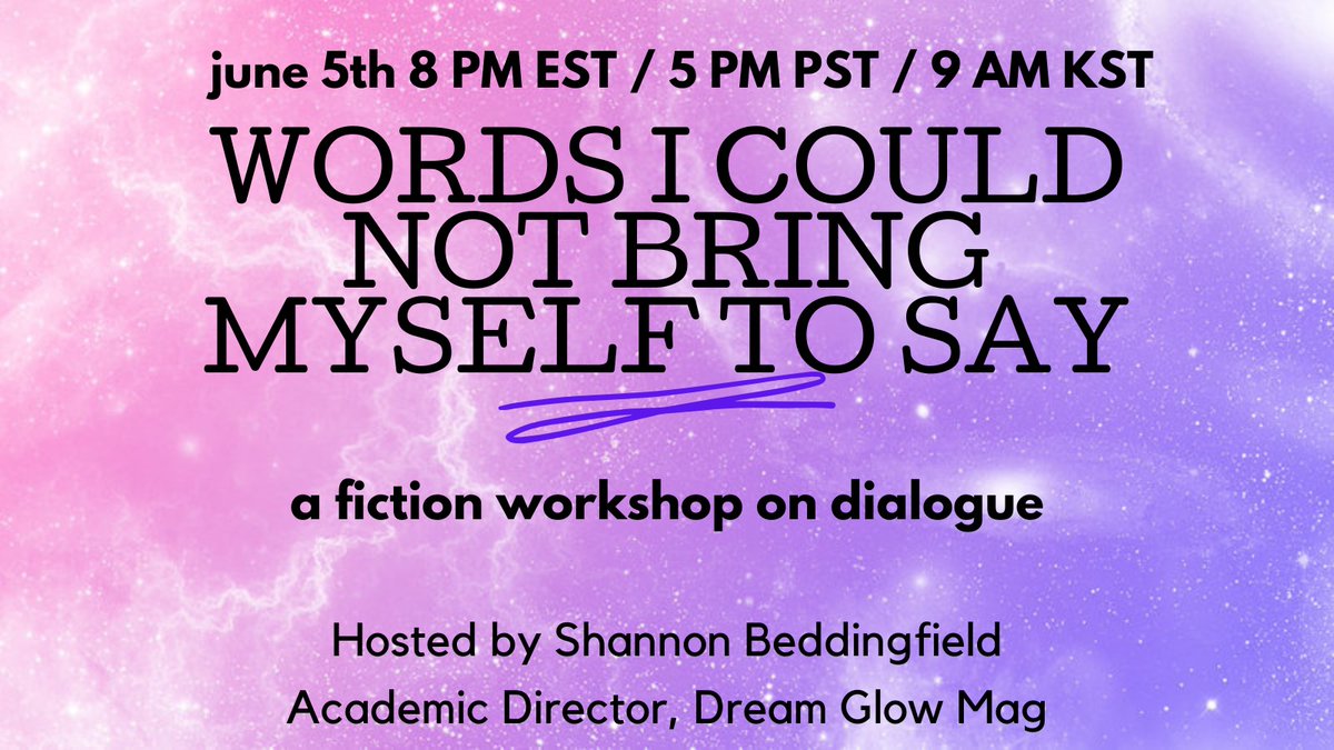 dreamglowmag's tweet image. Registration to our #MagicWorkShop is now open! 🤗
Learn more about:

✨ Poetry 
✨ Digital collages 
✨ Personal essays 
✨ Dialogue in fiction

Register to attend any of our workshops at tinyurl.com/4wsa7ryd