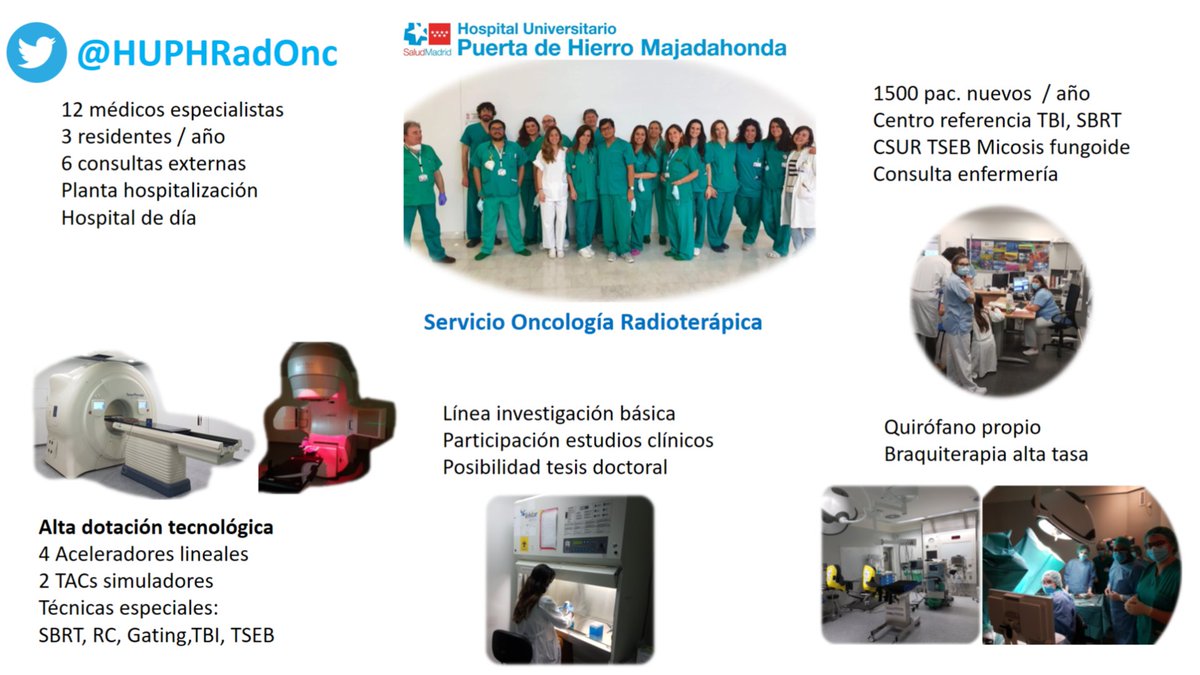 #MIR2021 Si estás pensando en hacer oncología radioterápica. Vente al hospital puerta de hierro #HUPH <a href="/HUPHRadOnc/">Oncología radioterápica HUPH</a>. Os espera un futuro RADIANTE.
#laradioterapiacura