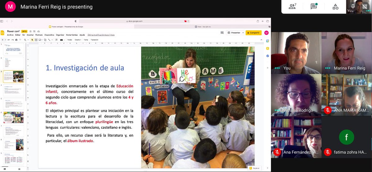 Felicidades a <a href="/MarinaFerriReig/">Marina Ferri</a> por su investigación sobre "El desarrollo de la literacidad en contextos plurilingües de Educación Infantil a través del álbum ilustrado".  Brilliant presentation!!  3rd International  Conference in "New Trends in Foreign Lang Teaching". Lit(T)erart