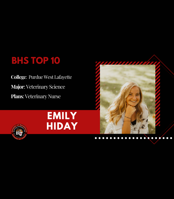 BHMSDnews's tweet photo. As we lead up to Class Day 2021 we will be highlighting this year's Top 10 Students at BHS. Today we celebrate our 2 valedictorians Emily Hiday &amp; Elayna Kitt! https://t.co/oodb6vMgzb