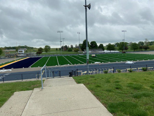 GracelandFB's tweet image. The new field is coming together! #TheStingdom is going to be rocking come August! 🐝