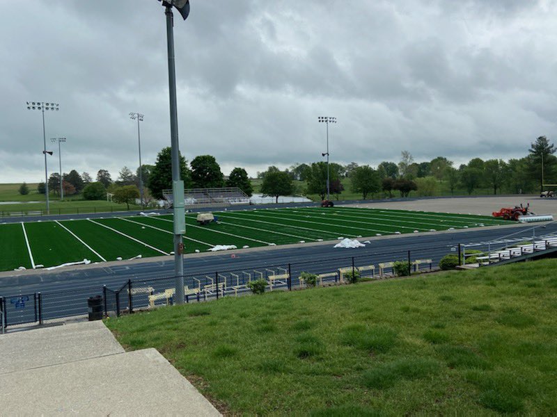 GracelandFB's tweet image. The new field is coming together! #TheStingdom is going to be rocking come August! 🐝