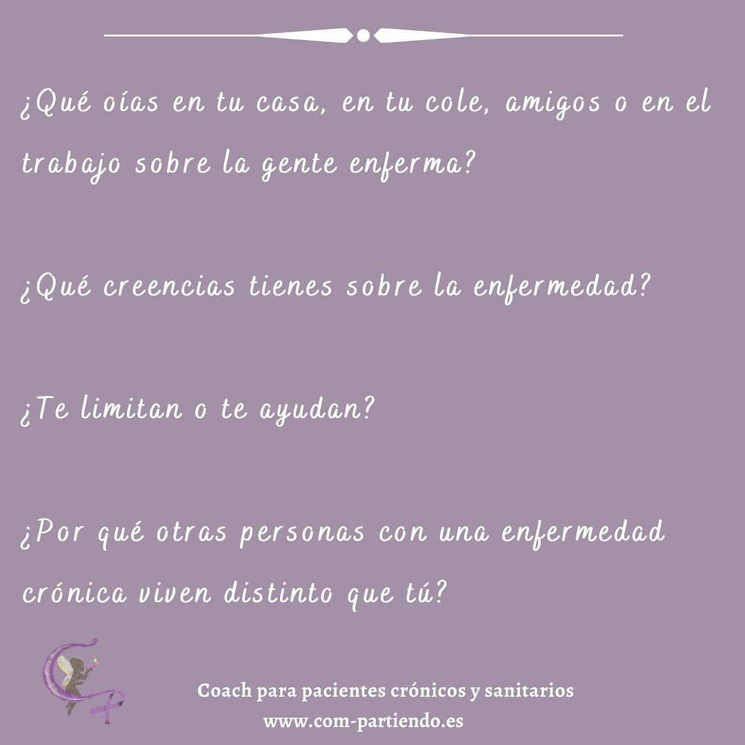 Com_partiendo's tweet photo. ❓Qué creencia sobre la enfermedad te sigue limitando
❓Cuál ha sido la más reveladora cuando la has cuestionado

#vivirconunaenfermedadcronica
#vivirsiendopaciente
#gestionemocionalparavivirconunaenfermedad
#coachinparapacientes
#coachparaenfermeria
#gestionemocionalenfermeria https://t.co/eYwH09fDnz