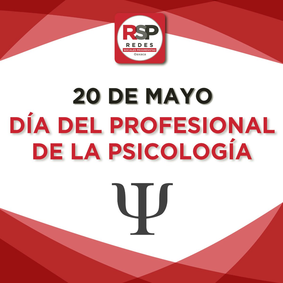 RSP_Oaxaca's tweet photo. 🔴 Nuestro reconocimiento a las y los profesionales de la psicología que ejercen esta noble labor tan necesaria en estos tiempos de incertidumbre y crisis social. 

Hoy necesitamos de todos los sectores para #SanarOaxaca.

@RSPorgMX #DiaDelPsicologo #Diadelapsicologa https://t.co/YWcmy3nYrx