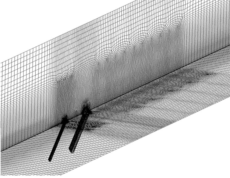GridPromesh's tweet photo. #ThrowbackThursday When injecting fuel into a supersonic crossflow, the momentum of the injectant acts as a solid obstruction to the flow. Courtesy Will Landsberg #cfd #highspeedflows #hypersonics #computationalfluiddynamics #fluiddynamics https://t.co/rjSGwektxz