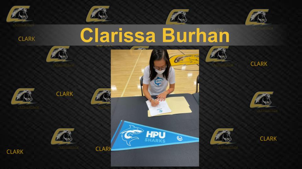 Clark High School would like to congratulate Clarissa Burhan for signing a scholarship and continuing her education at Hawaii Pacific University! Congratulations Clarissa! Go Chargers! <a href="/ClarkChargers/">Ed W. Clark HS</a> <a href="/athletics_clark/">Clark High School Athletics</a> <a href="/HPU/">Hawaiʻi Pacific University</a>