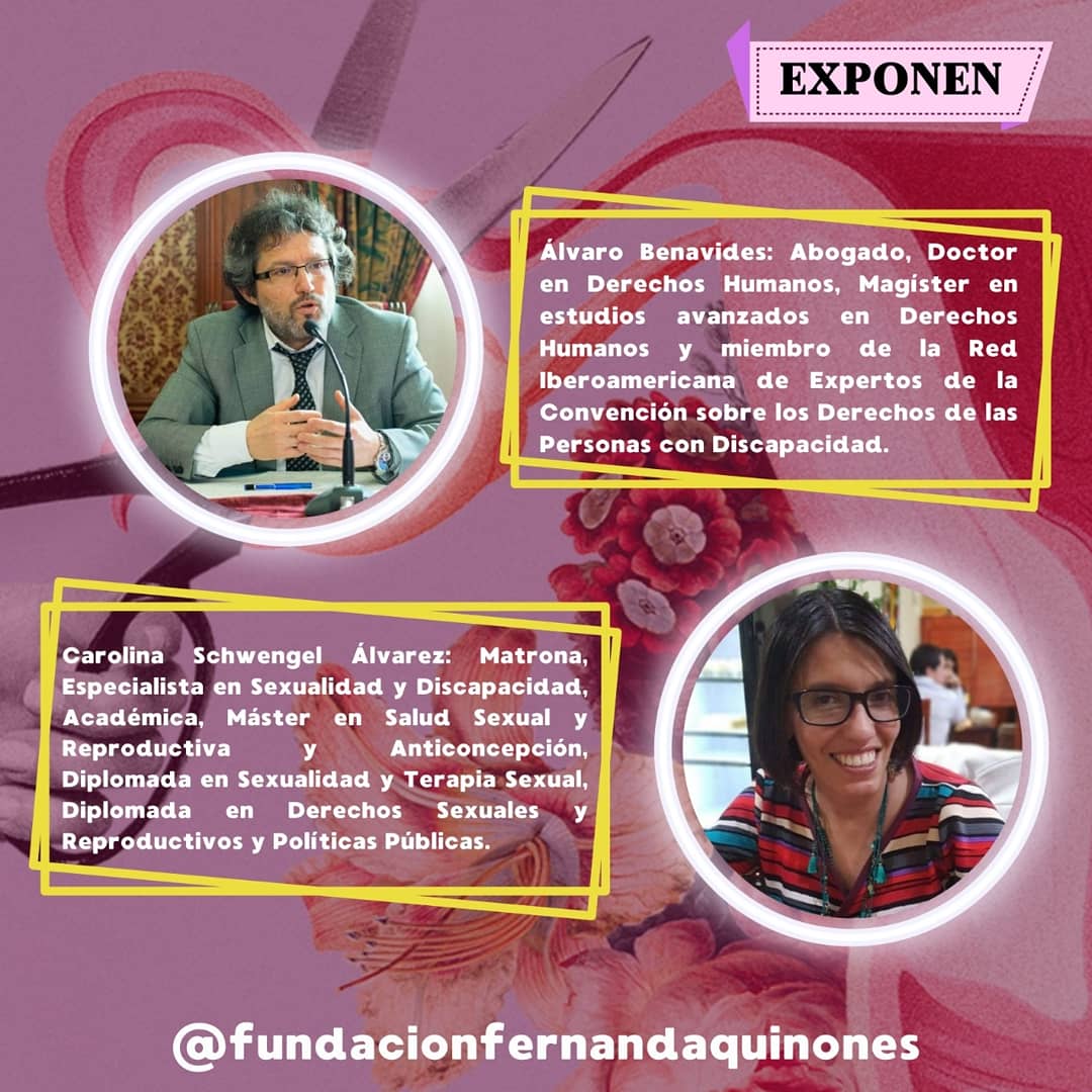 ffq_cl's tweet photo. Nos complace poder invitarles a nuestro primer ciclo de Webinar FFQ sobre Esterilización forzada en personas con discapacidad. Reserva tu cupo para participar por Zoom junto a Álvaro, Carolina y Claudia en el link: https://t.co/Pz2ab4iOtq
#FFQ #ESTERILIZACIÓNFORZADA #DISCAPACIDAD https://t.co/DJfaqdMX92