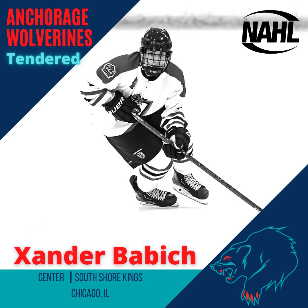 TENDERED 🥅🏒
The #AnchorageWolverines want to give a BIG ALASKAN WELCOME to our latest tenders Xander Babich &amp; Kory DiPonio👏🏽 👏🏽